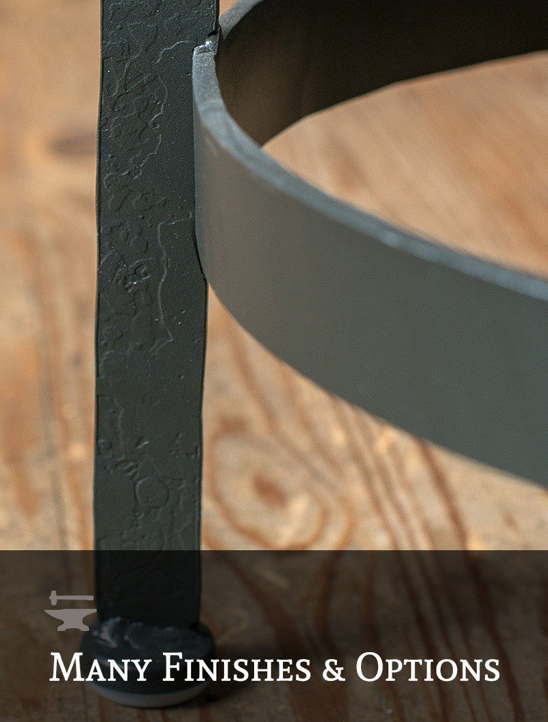 Meridian Hand-Forged Iron Stool – view 2