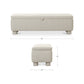 Ichigo Storage Bench – 59" Upholstered Storage Bench (2 Colors) (24)