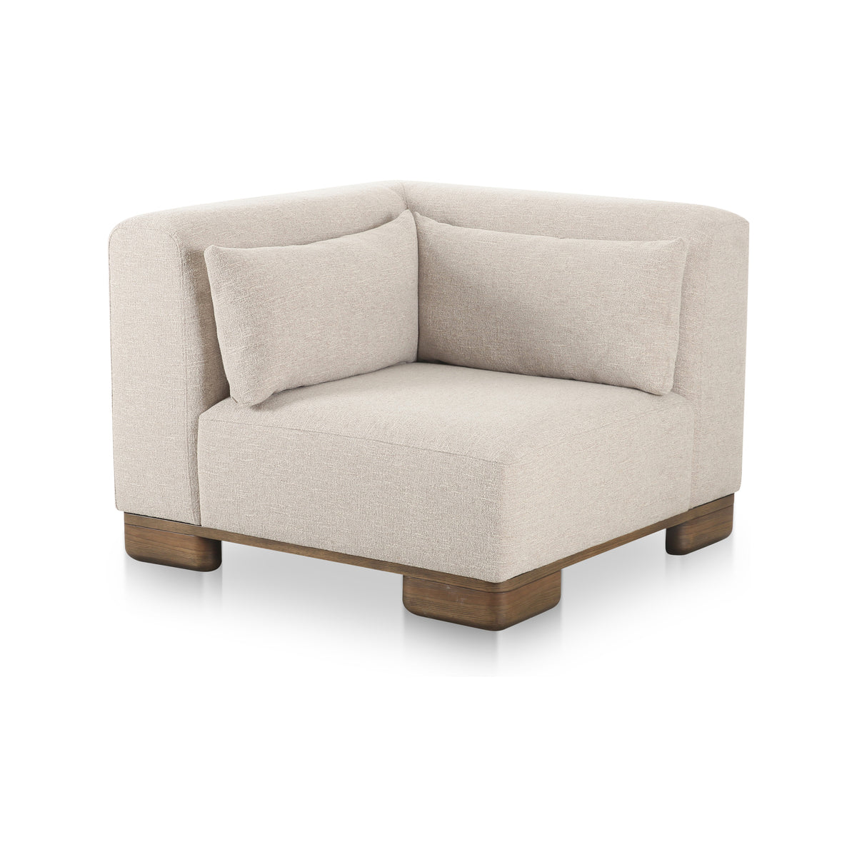 June Corner Chair – 40" Upholstered Corner Chair (2 Colors) (1)