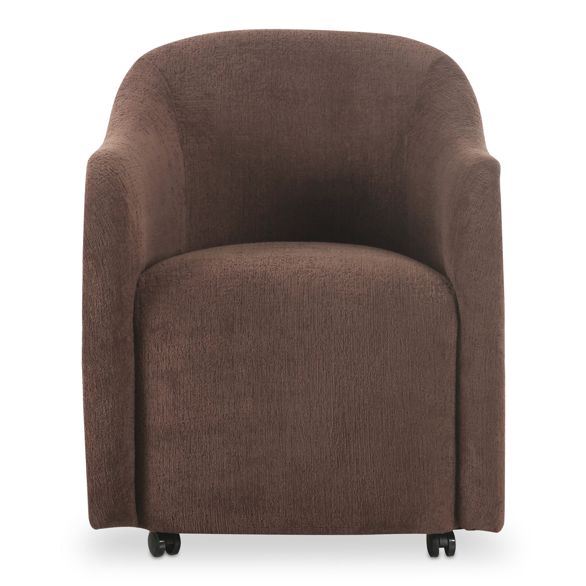 Drava Rolling Dining Chair – 26" Upholstered Dining Chair (2 Colors) (1)