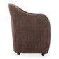 Drava Rolling Dining Chair – 26" Upholstered Dining Chair (2 Colors) (3)