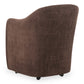Drava Rolling Dining Chair – 26" Upholstered Dining Chair (2 Colors) (5)