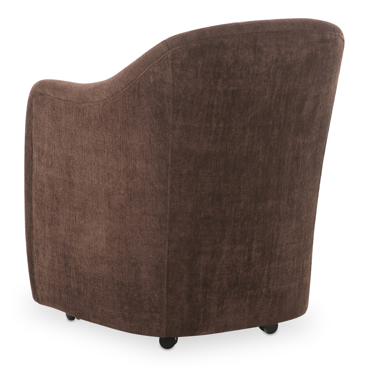 Drava Rolling Dining Chair – 26" Upholstered Dining Chair (2 Colors) (5)