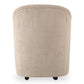 Drava Rolling Dining Chair – 26" Upholstered Dining Chair (2 Colors) (14)