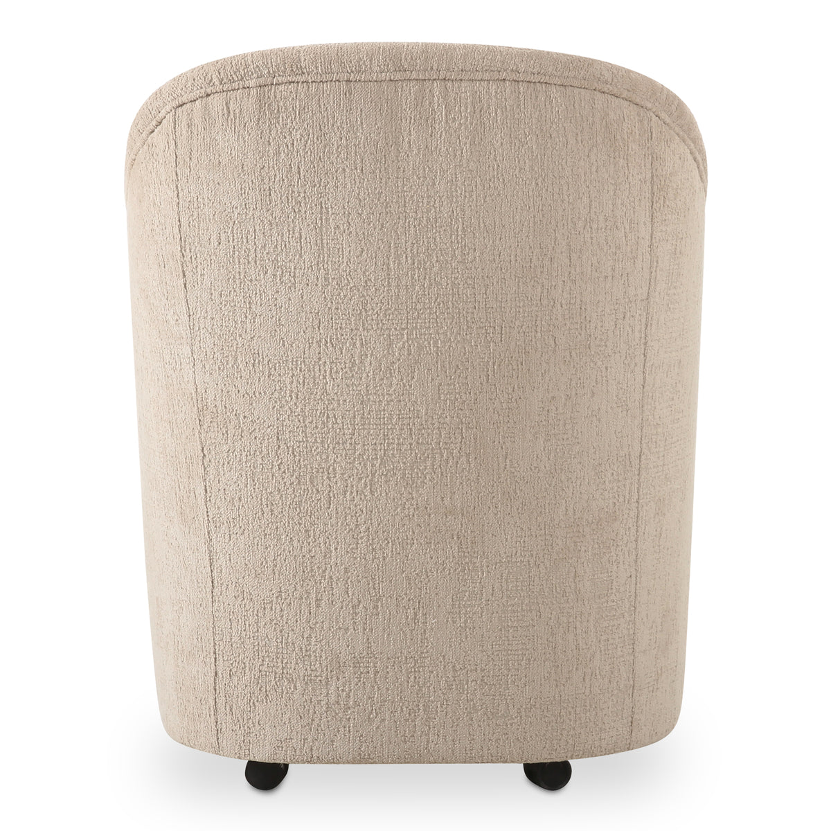 Drava Rolling Dining Chair – 26" Upholstered Dining Chair (2 Colors) (14)