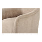 Drava Rolling Dining Chair – 26" Upholstered Dining Chair (2 Colors) (16)