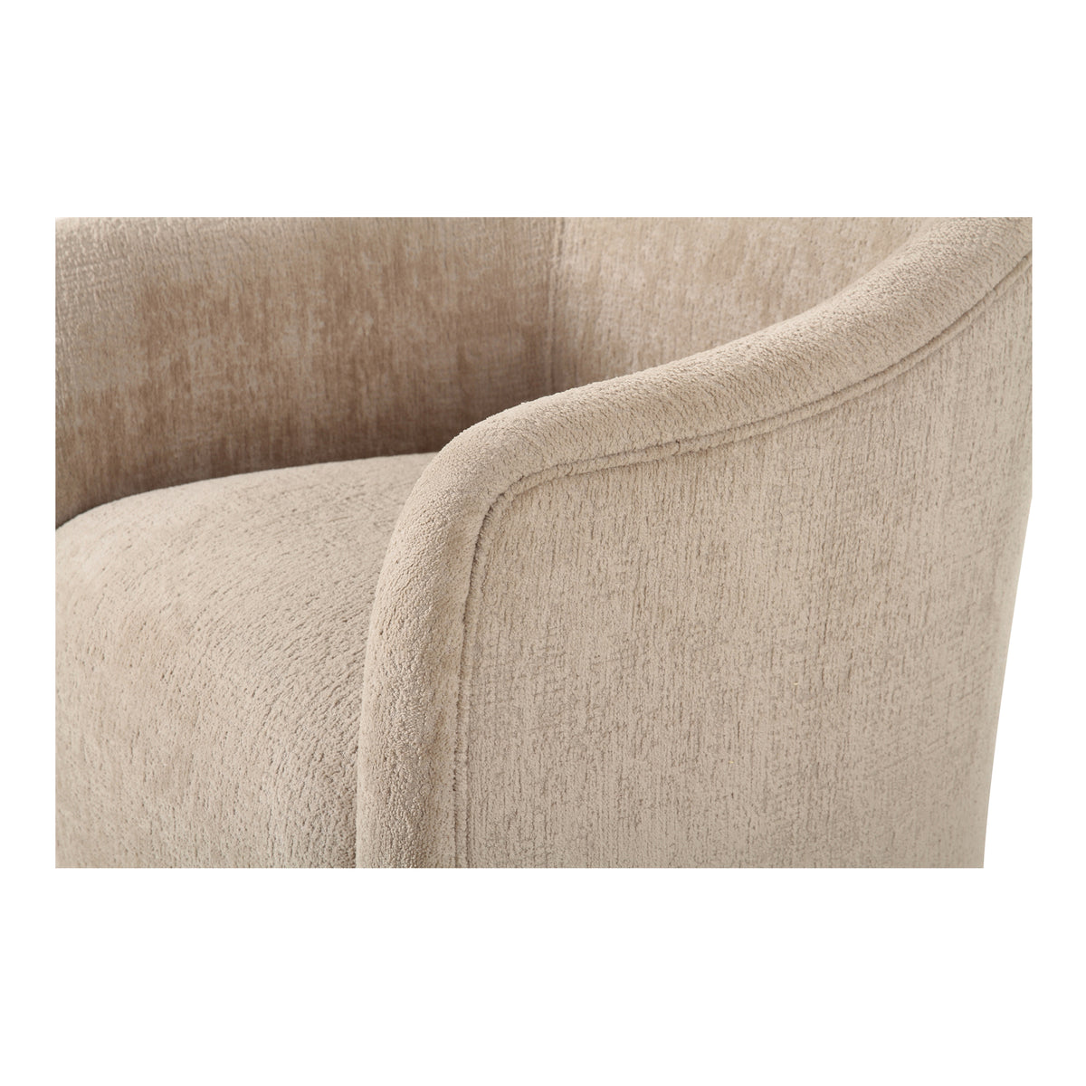 Drava Rolling Dining Chair – 26" Upholstered Dining Chair (2 Colors) (16)