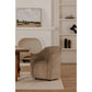 Drava Rolling Dining Chair – 26" Upholstered Dining Chair (2 Colors) (19)