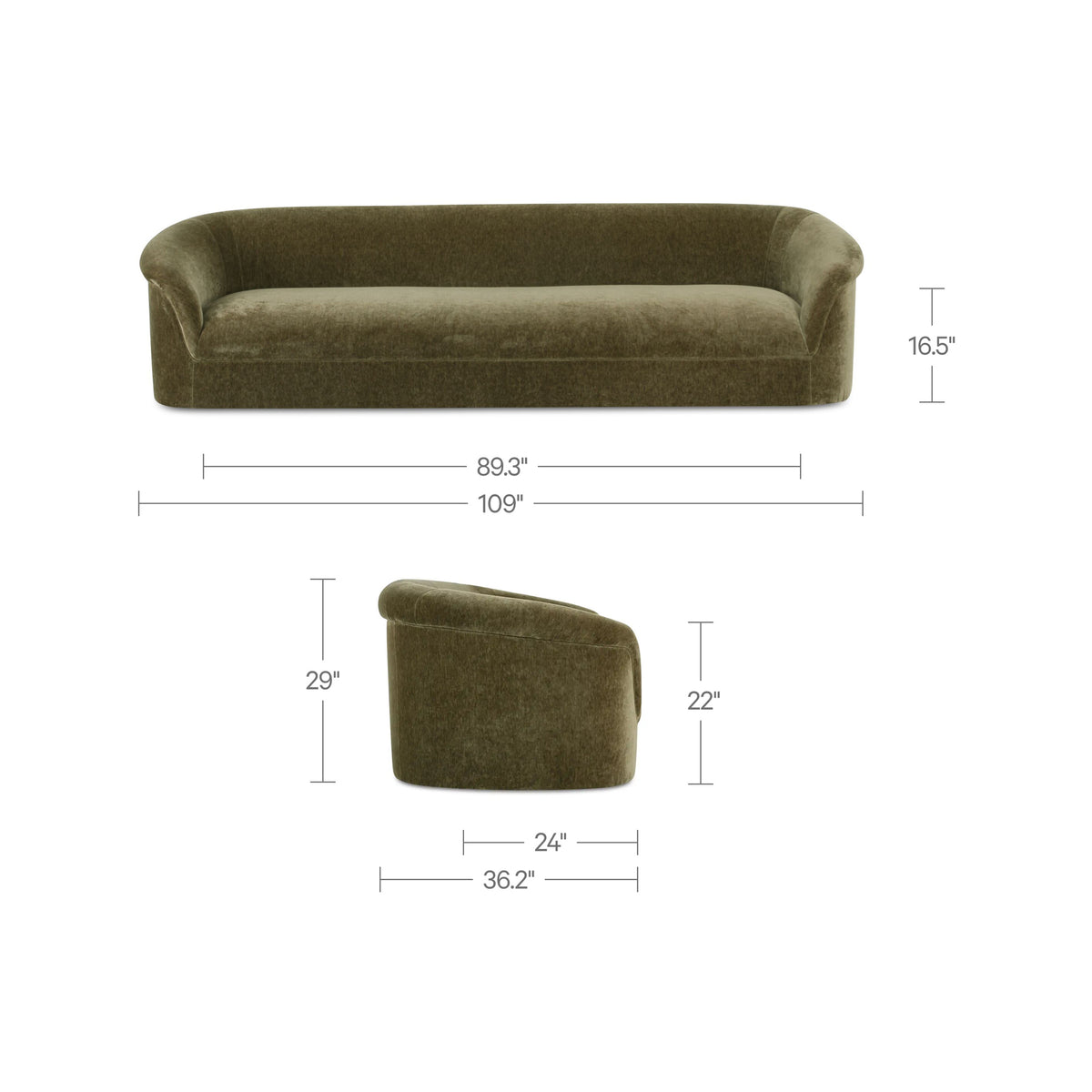 Thora Sofa – 109" Upholstered Sofa (3 Colors) (7)