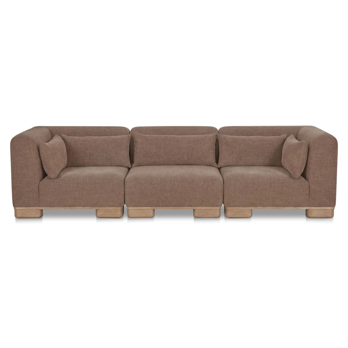 June Modular Sofa – 115" Upholstered Modular Sofa (2 Colors) (8)