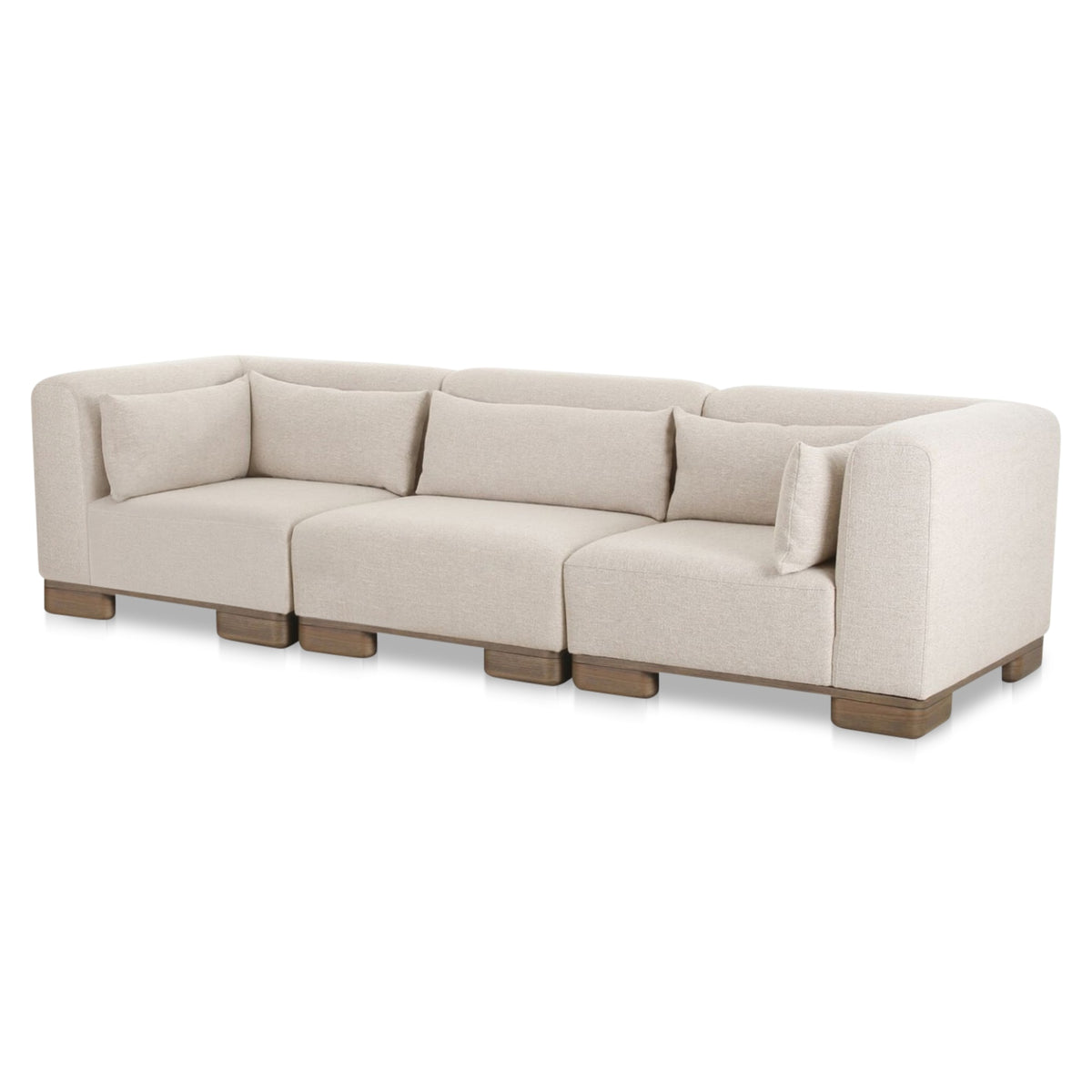 June Modular Sofa – 115" Upholstered Modular Sofa (2 Colors) (5)