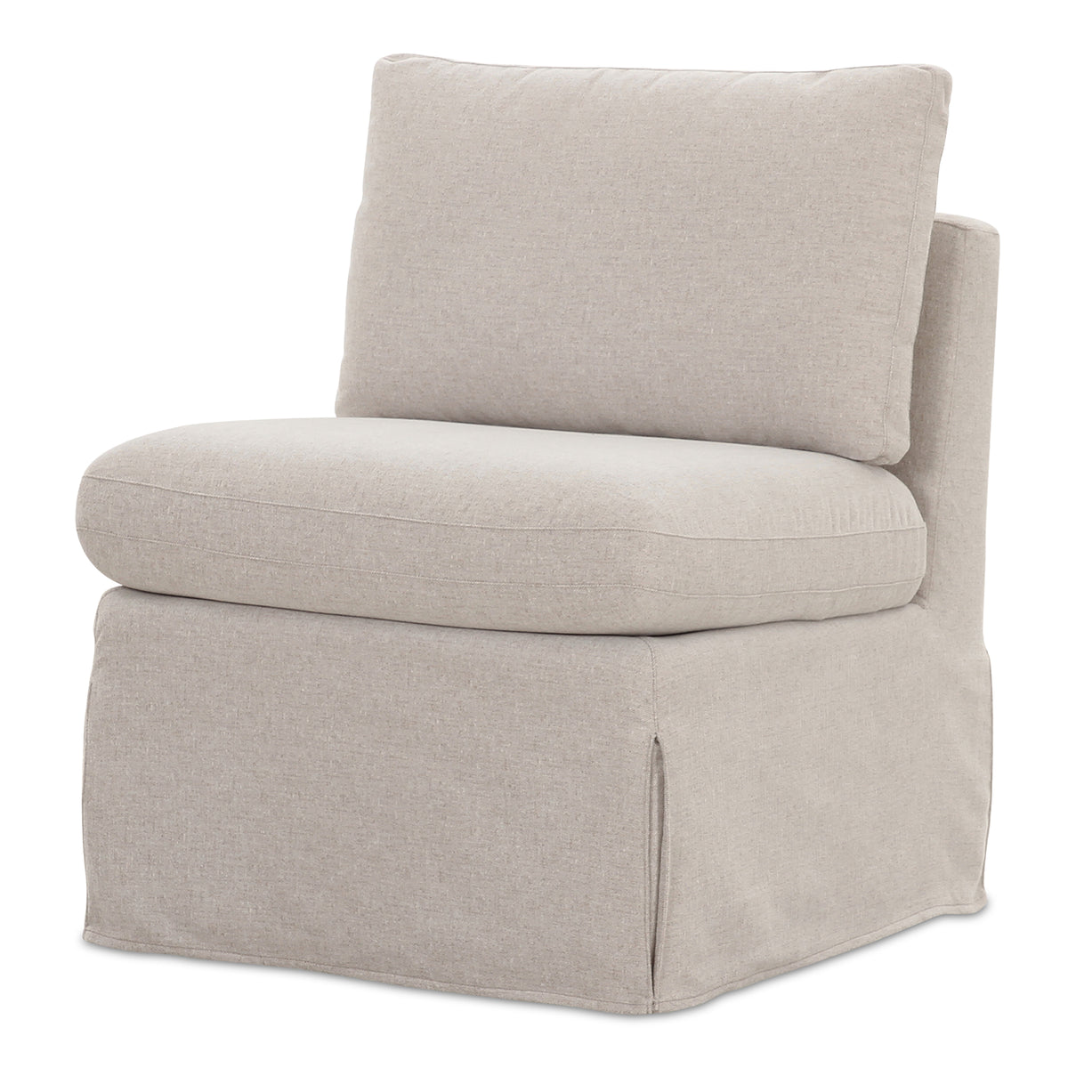 Fable Slipcover Dining Slipper Chair – 25.5" Slipcovered Dining Chair (4)