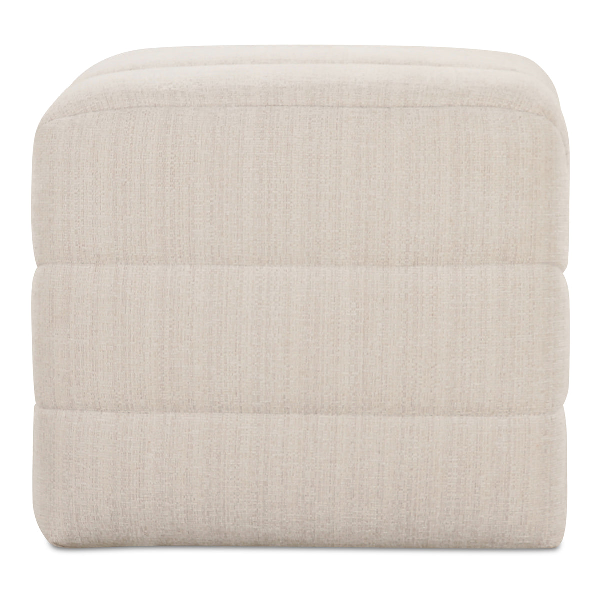 Verity Stool – 23" Channel-Detailed Upholstered Stool (2 Colors) (2)