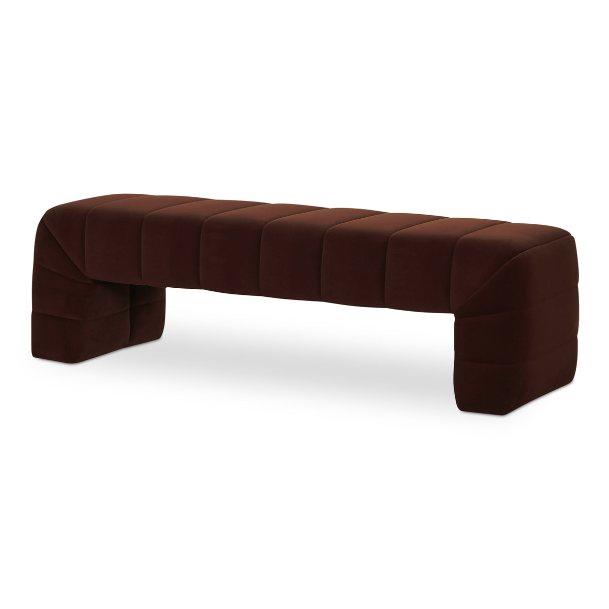 Verity Bench – 60" Channel-Detailed Upholstered Bench (2 Colors) (10)