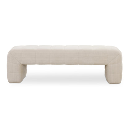 Verity Bench – 60" Channel-Detailed Upholstered Bench (2 Colors) (1)