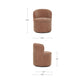 Dane Swivel Dining Chair – 25.6" Upholstered Dining Chair (3 Colors) (20)