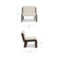 Edie Accent Chair – 32.3" Upholstered Accent Chair (2 Colors) (12)