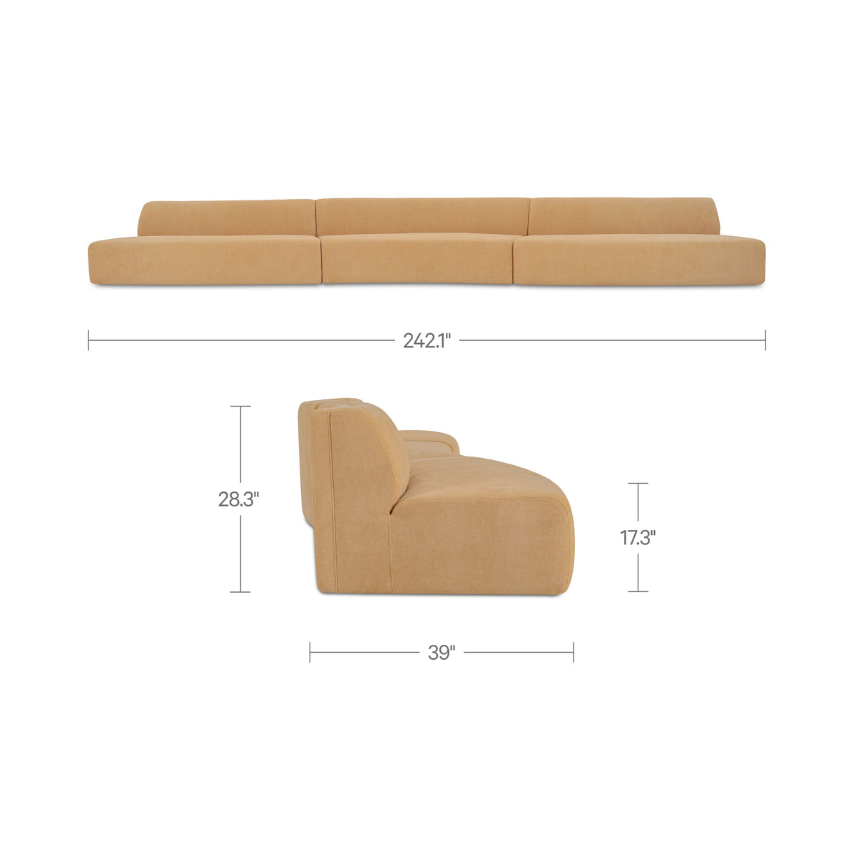 Naomi Modular Sectional 3 Piece (19)