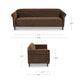 Harmony Sofa – 84.8" Upholstered Sofa (2 Colors) (4)