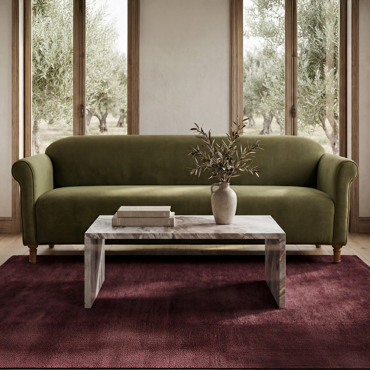 Harmony Sofa – 84.8" Upholstered Sofa (2 Colors) (5)