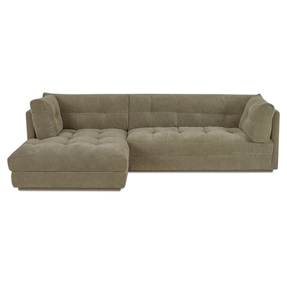 Mischa Sectional – 114.96" Tufted Upholstered Sectional Sofa (2 Colors) (1)