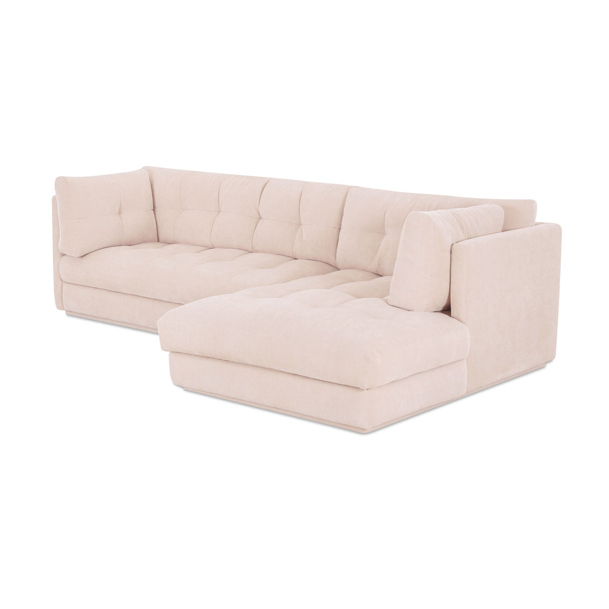 Mischa Sectional – 114.96" Tufted Upholstered Sectional Sofa (2 Colors) (23)