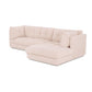 Mischa Sectional – 114.96" Tufted Upholstered Sectional Sofa (2 Colors) (32)