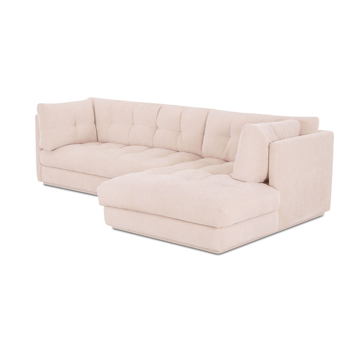 Mischa Sectional – 114.96" Tufted Upholstered Sectional Sofa (2 Colors) (32)