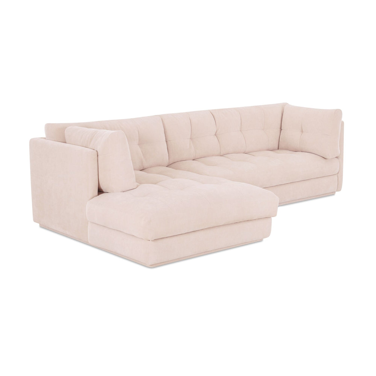Mischa Sectional – 114.96" Tufted Upholstered Sectional Sofa (2 Colors) (29)