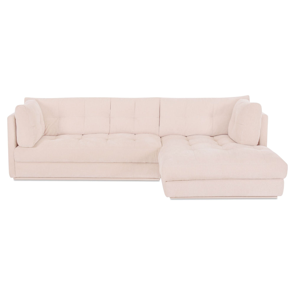 Mischa Sectional – 114.96" Tufted Upholstered Sectional Sofa (2 Colors) (28)