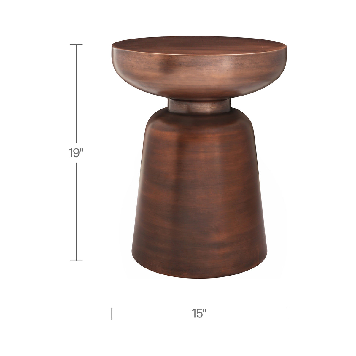 Arthur Accent Table – 15" Round Metal Accent Table (2 Colors) (14)