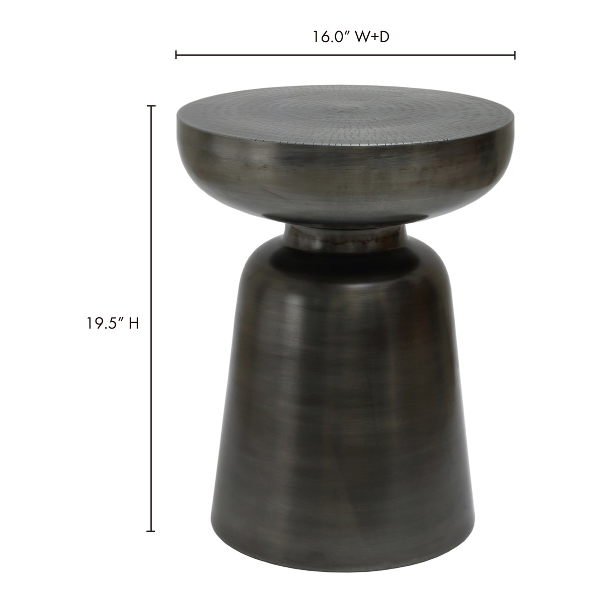 Arthur Accent Table – 15" Round Metal Accent Table (2 Colors) (7)