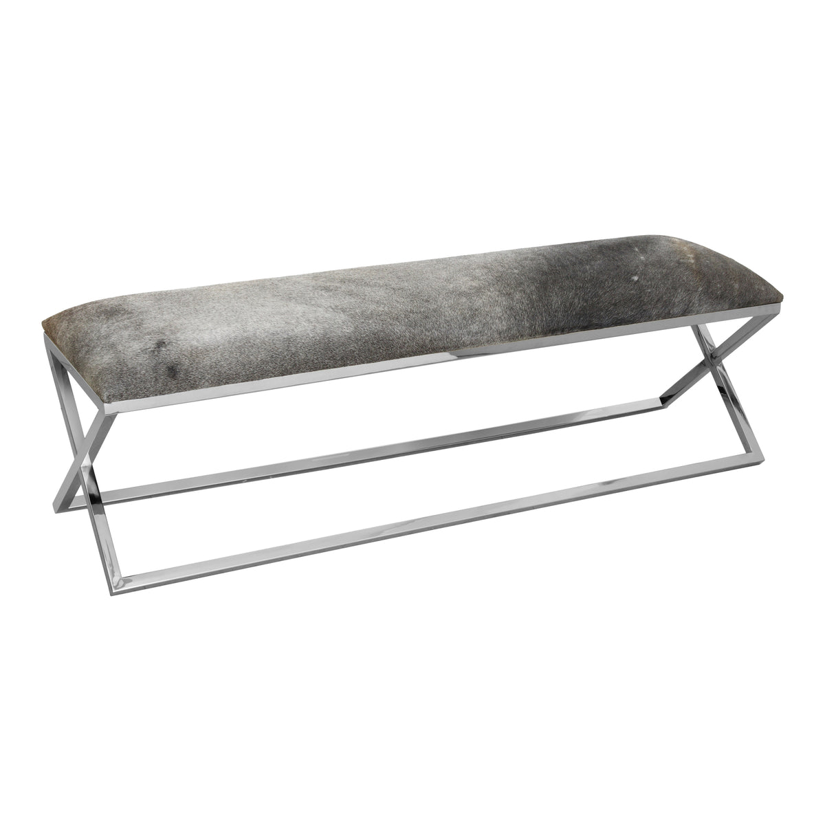 Rossi Bench – 60" Cowhide Leather Bench (2)