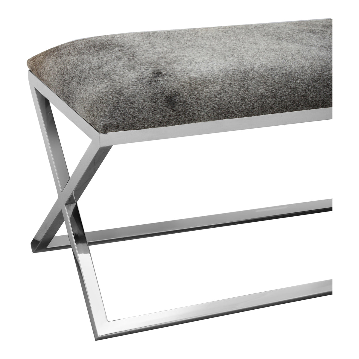 Rossi Bench – 60" Cowhide Leather Bench (4)