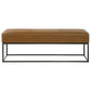 Odessa Genuine Leather Bench 48"