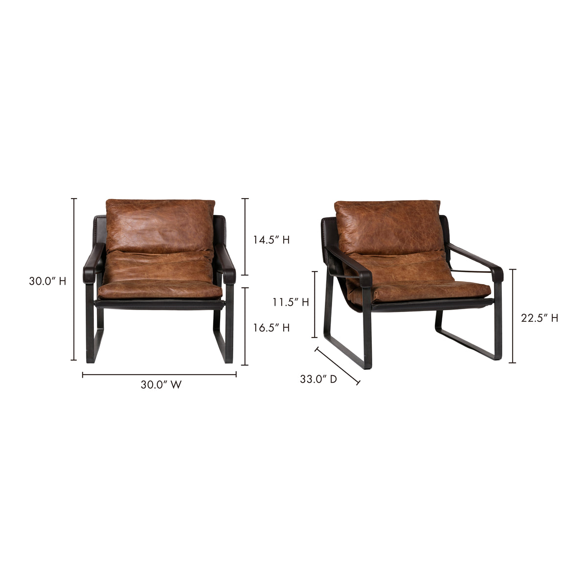 Connor Club Chair – 30.75" Leather Accent Chair (5)