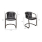 Freeman Dining Chair – 21" Distressed Leather Dining Chair, Set of 2 (10)