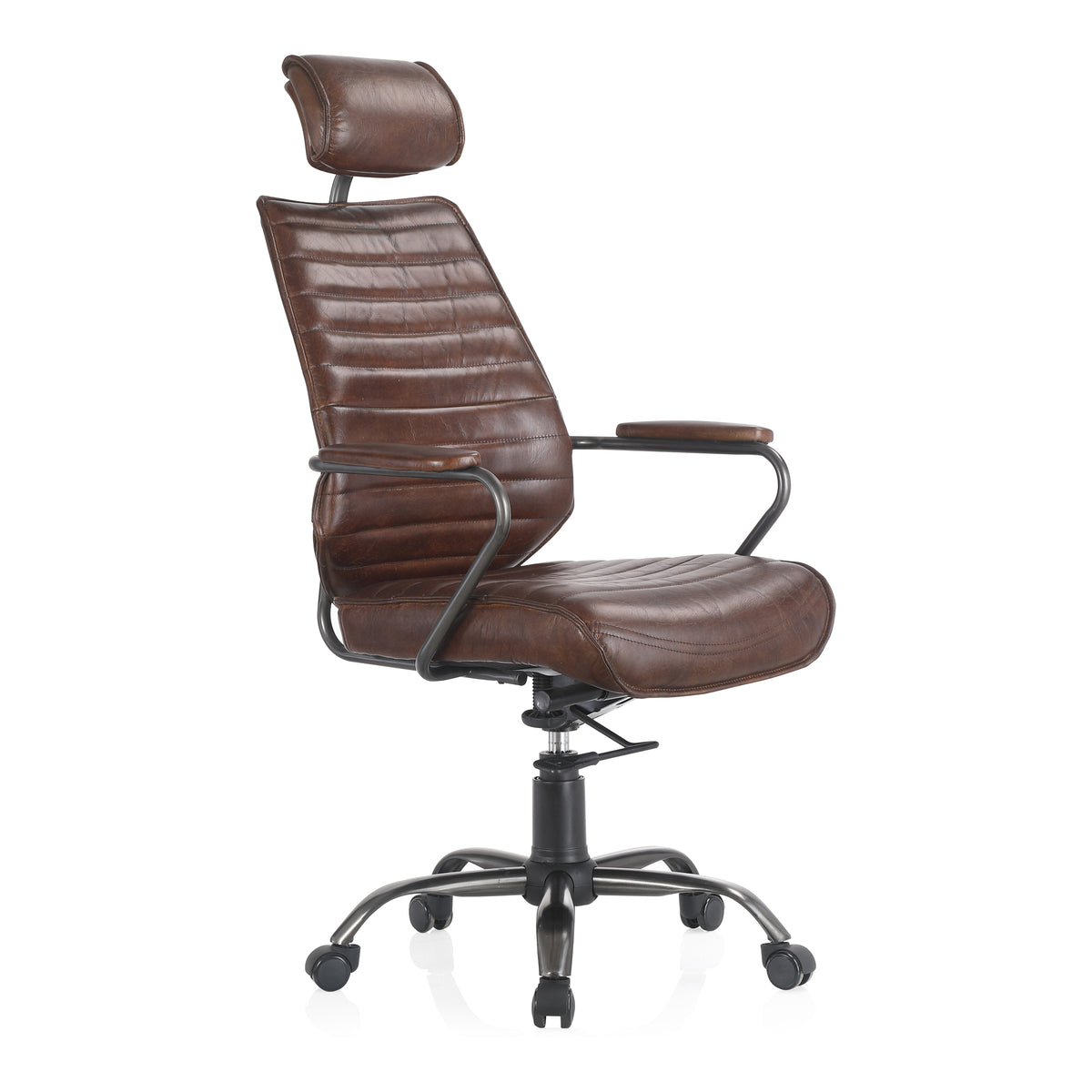 Executive Office Chair – 25.5" Leather Office Chair (2 Colors) (9)