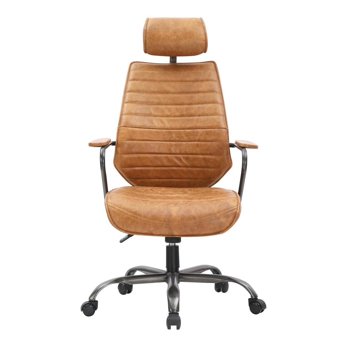 Executive Office Chair – 25.5" Leather Office Chair (2 Colors) (1)