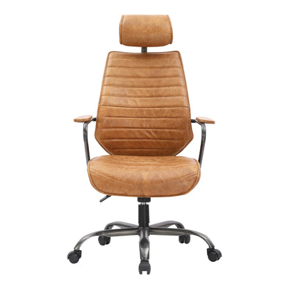 Executive Office Chair – 25.5" Leather Office Chair (2 Colors) (1)