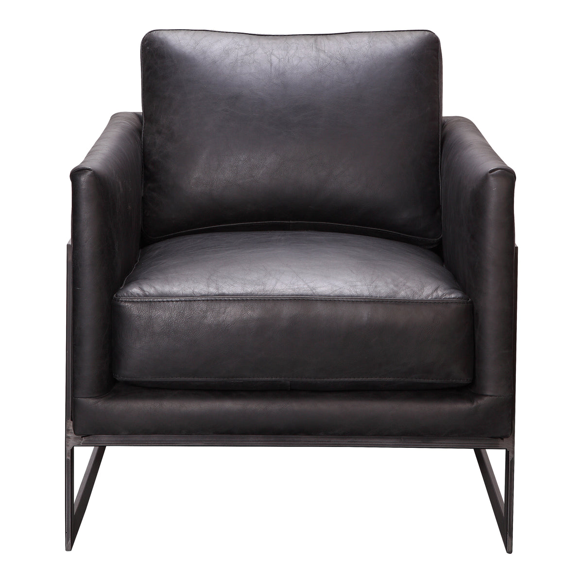 Luxley Club Chair – 27" Leather Accent Chair (2 Colors) (1)
