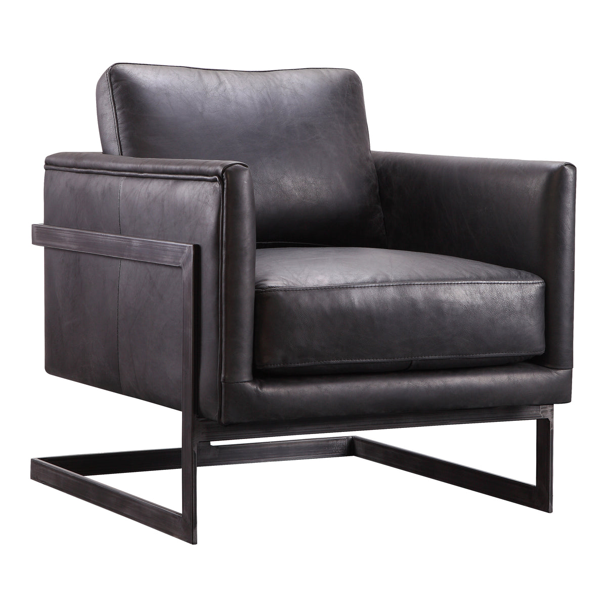 Luxley Club Chair – 27" Leather Accent Chair (2 Colors) (10)