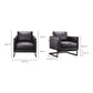 Luxley Club Chair – 27" Leather Accent Chair (2 Colors) (5)
