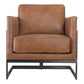 Luxley Club Chair – 27" Leather Accent Chair (2 Colors) (2)