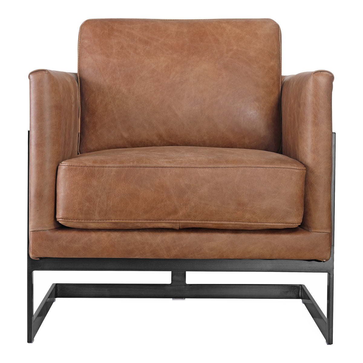 Luxley Club Chair – 27" Leather Accent Chair (2 Colors) (2)