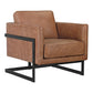 Luxley Club Chair – 27" Leather Accent Chair (2 Colors) (13)