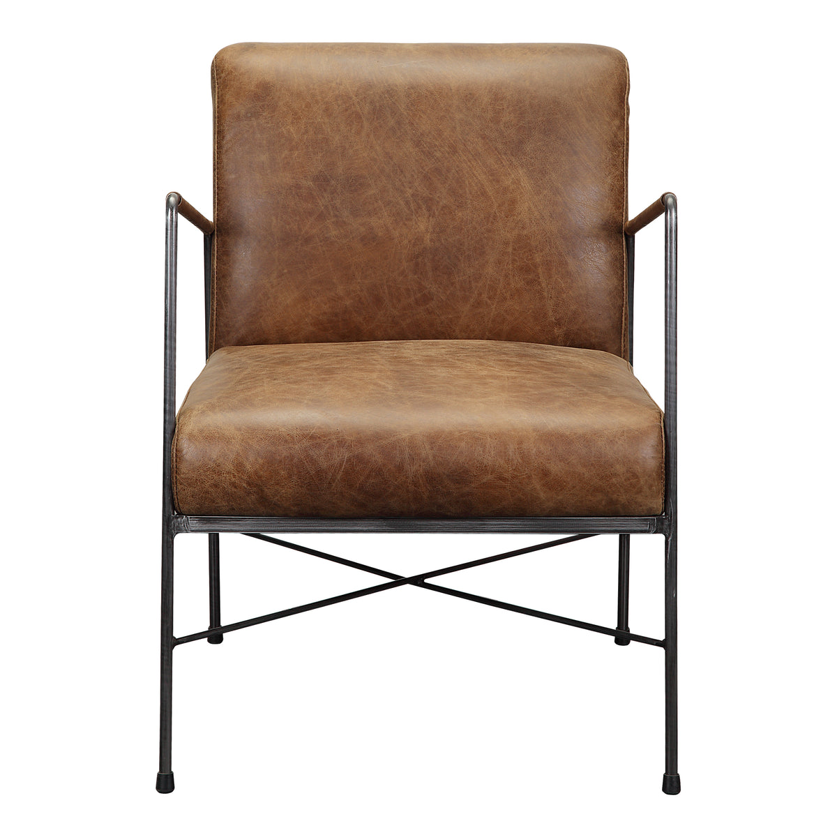 Dagwood Leather Armchair – 22" Accent Chair (1)