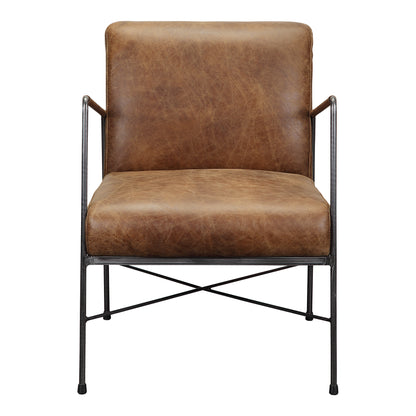 Dagwood Leather Armchair – 22" Accent Chair (1)