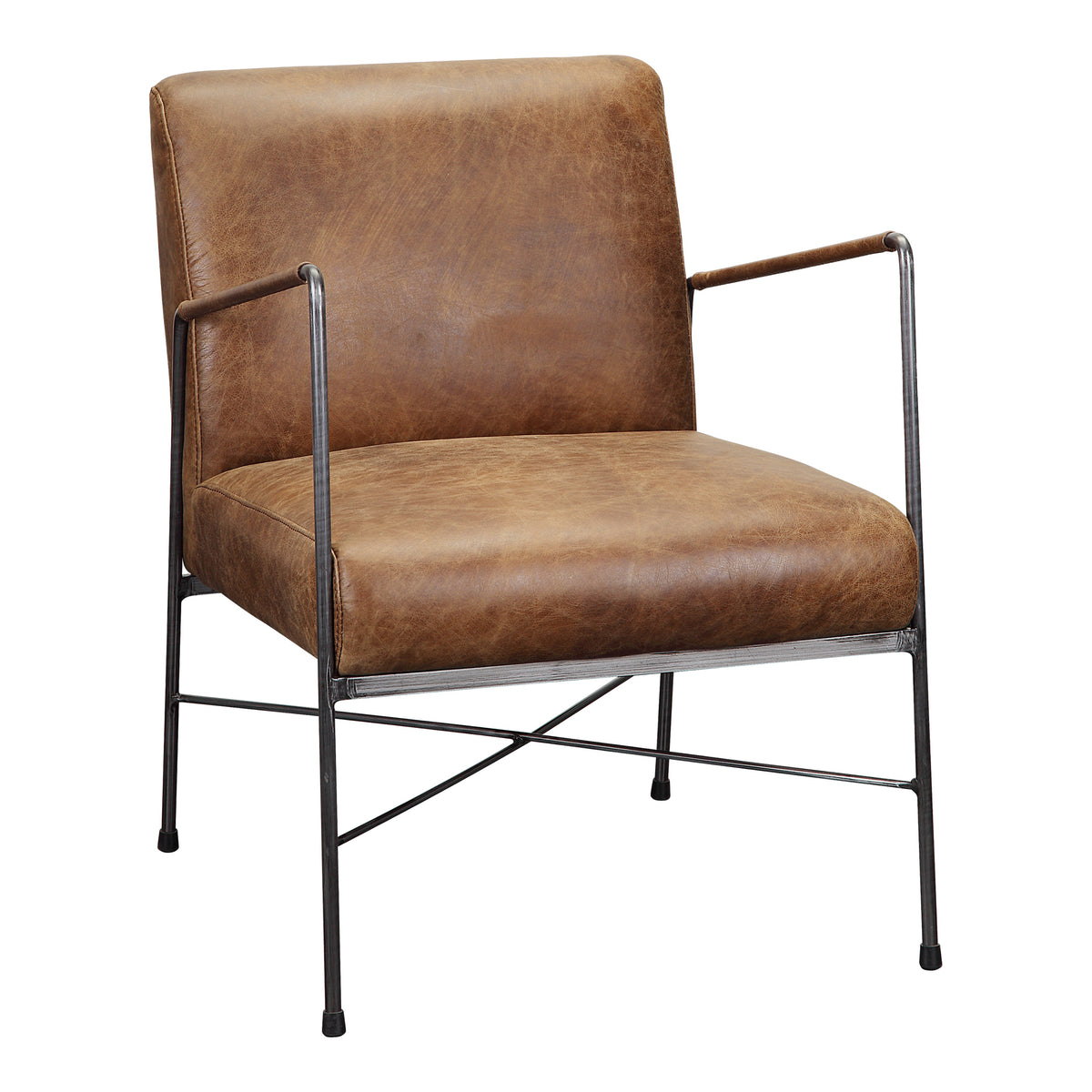 Dagwood Leather Armchair – 22" Accent Chair (7)