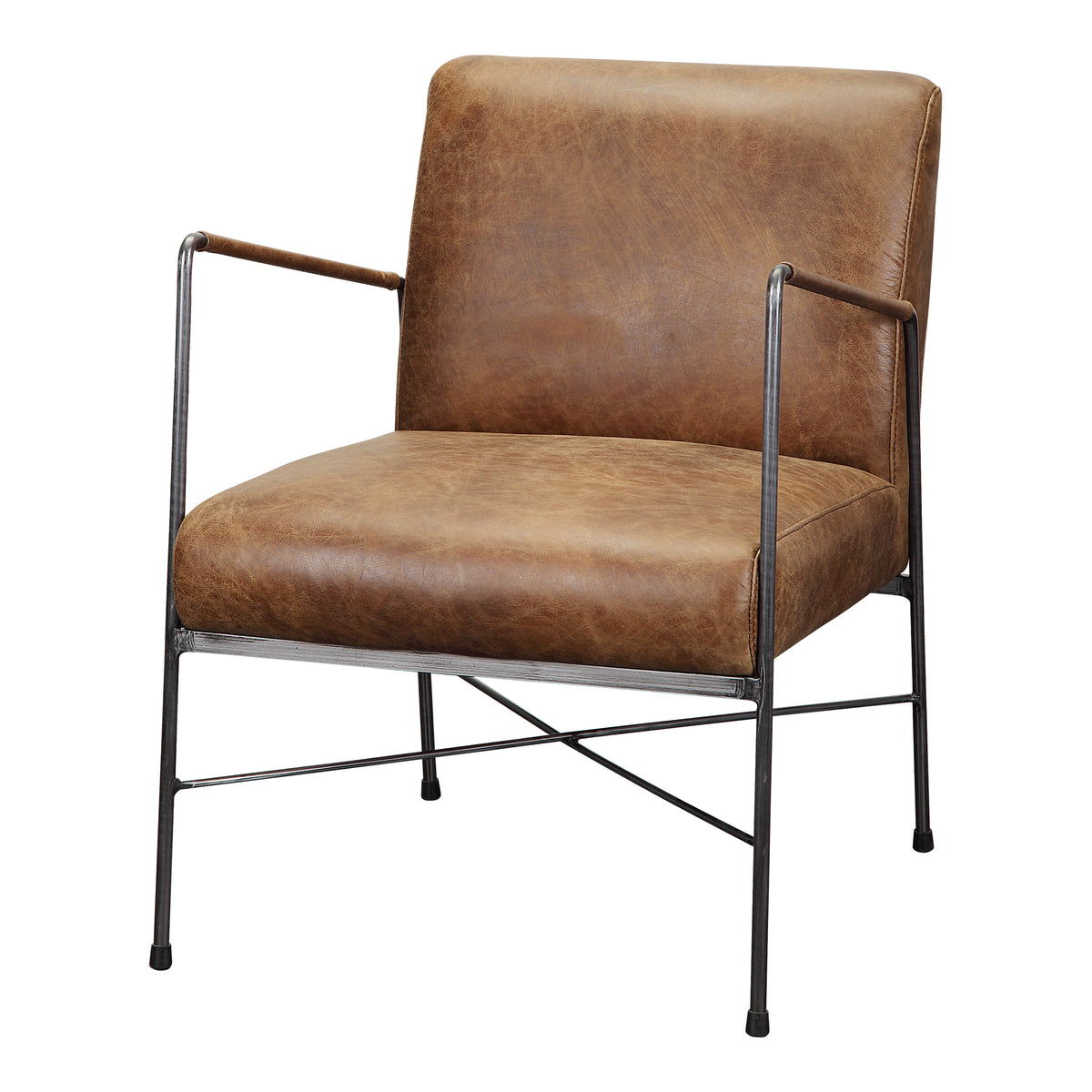 Dagwood Leather Armchair – 22" Accent Chair (9)